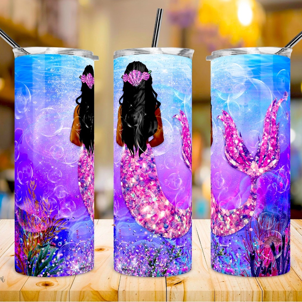 Pretty Mermaid 20 oz Tumbler